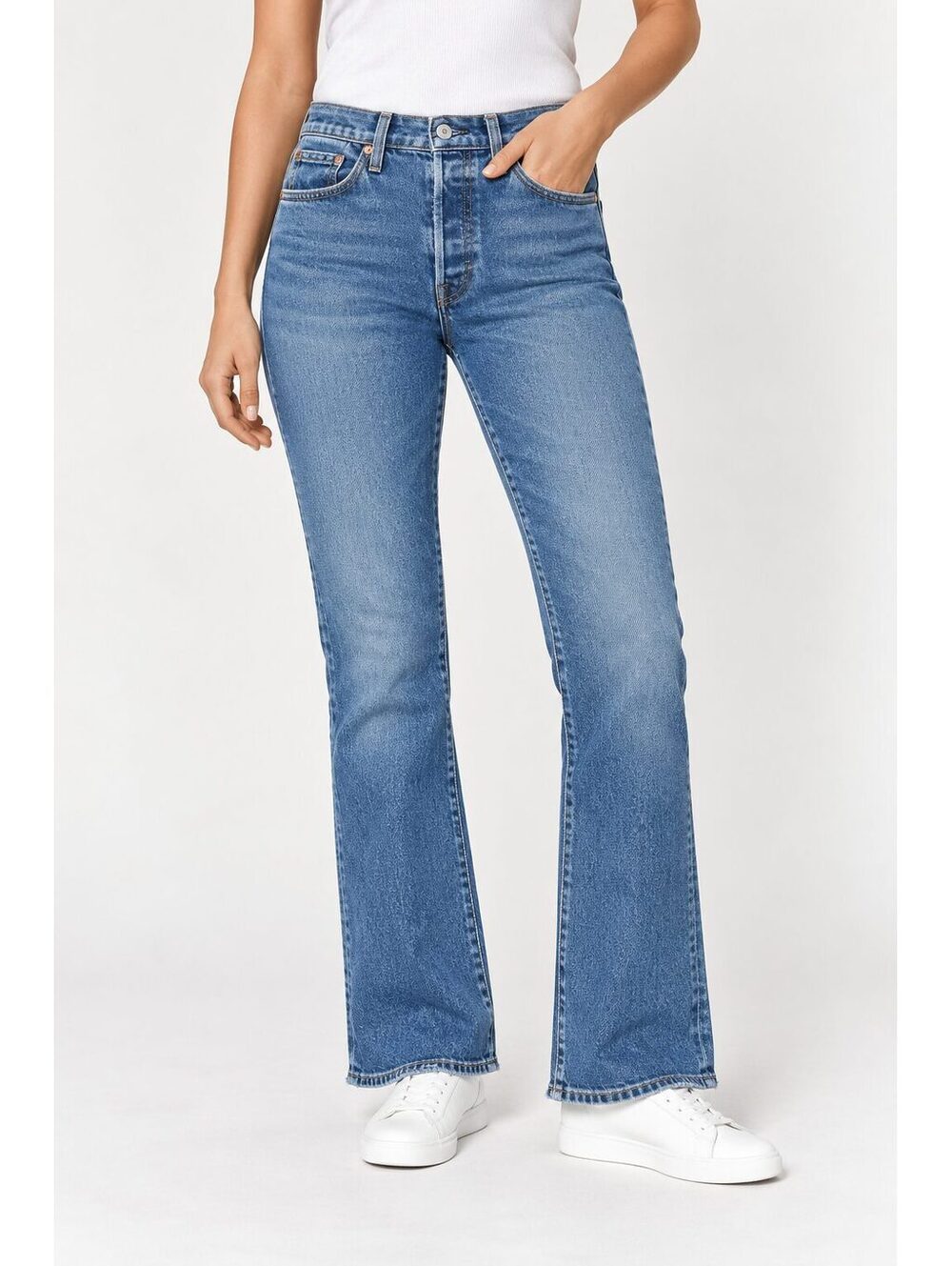 Levi's Premium Wedgie Bootcut Jeans Women's 30 Medium Wash W30 L32